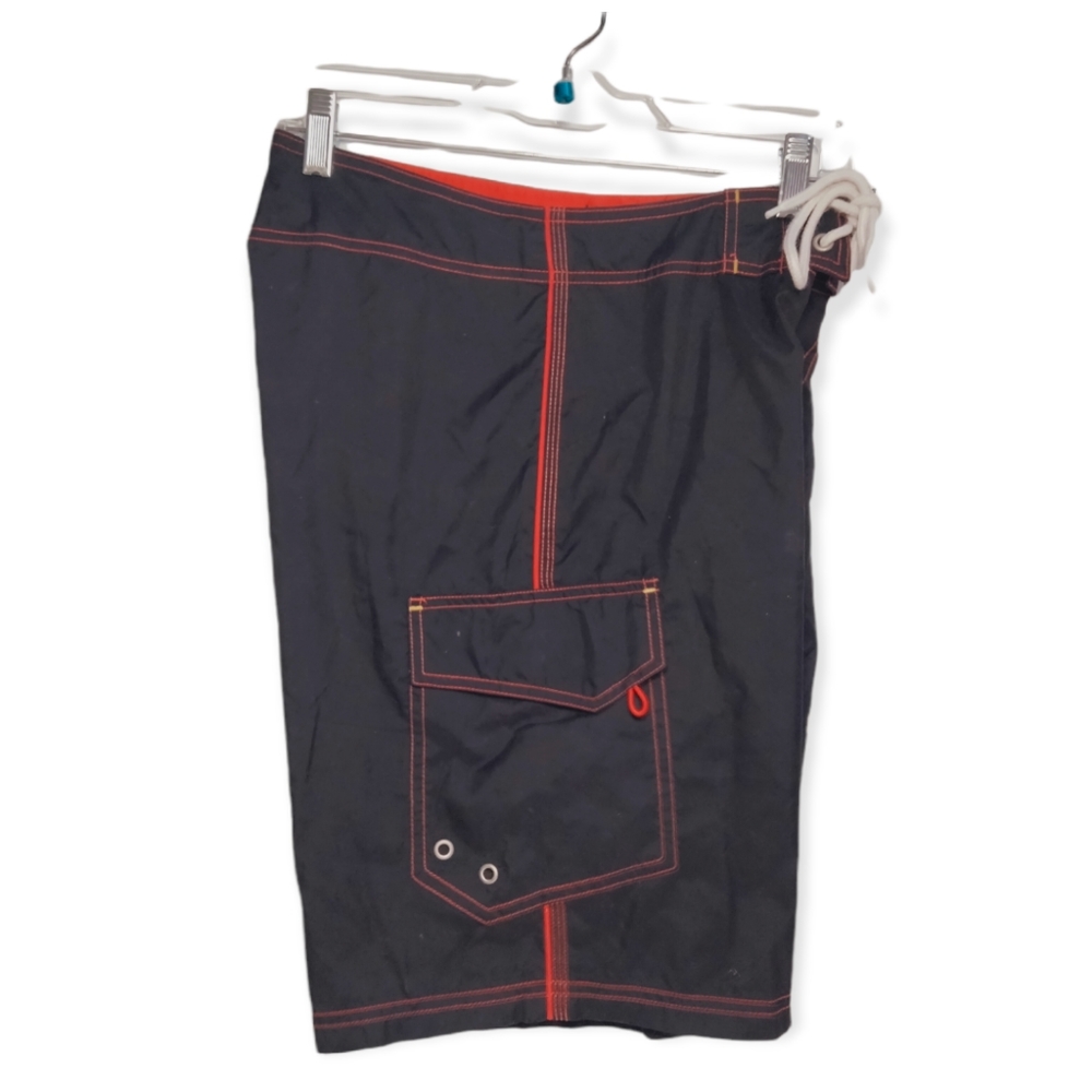 Captain Morgan Board Shorts Mens Size 28 Pirate Rum Swim Trunks View 3